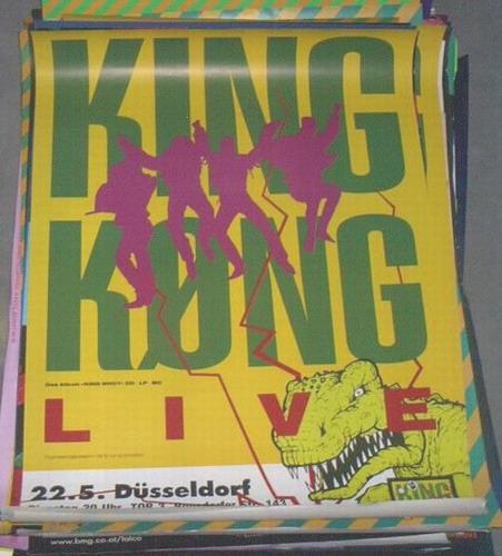 King Kong (u.a. Farin Urlaub): Tourposter: Düsseldorf 22.05.1990