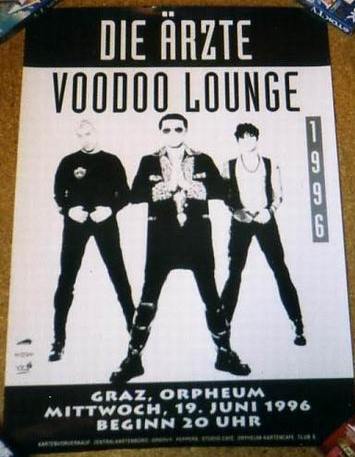 Voodoo Lounge: Tourposter: Graz