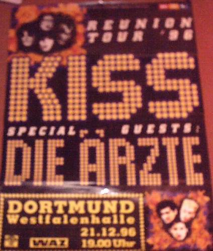 KISS Support: Tourposter: Dortmund