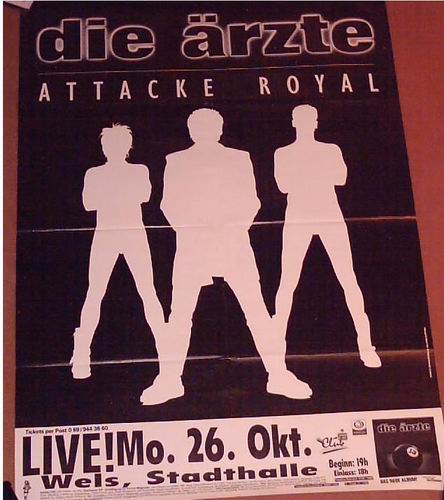 Attacke Royal: Tourposter: Wels