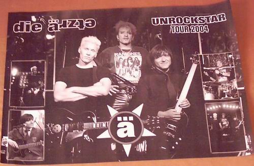 Unrockstar: Tourposter: Bela, Farin, Rod