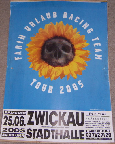 FURT: Sonnenblumen of Death: Tourposter: Zwickau