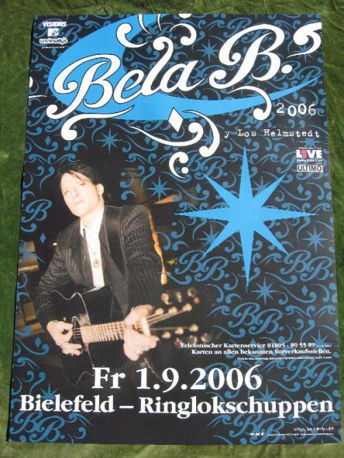 Bela B: Bela B.s Bingo-Show: Tourposter: Bielefeld