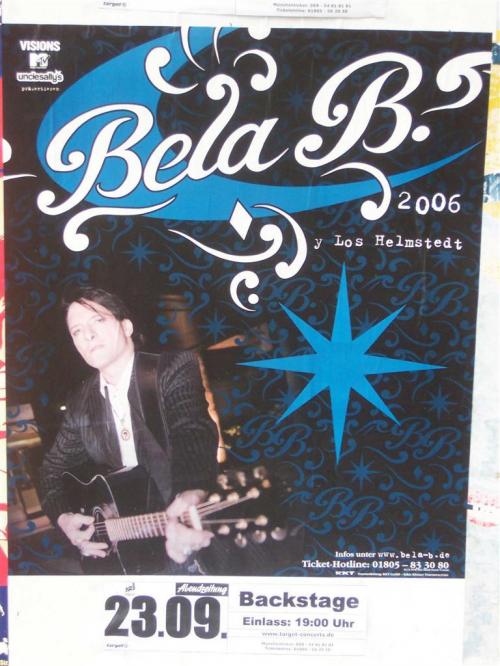 Bela B: Bela B.s Bingo-Show: Tourposter: München