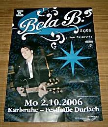 Bela B: Bela B.s Bingo-Show: Tourposter: Karlsruhe