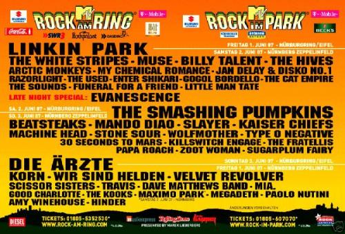 Festivals: Tourposter: Rock am Ring / im Park (neu)