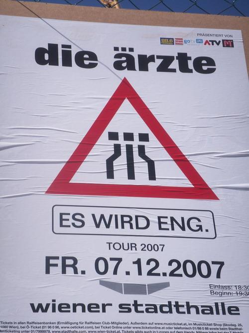 Es wird eng: Poster: Wien