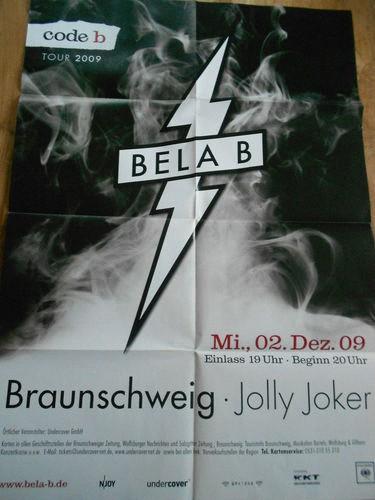 Bela B: Code B: Poster: Braunschweig