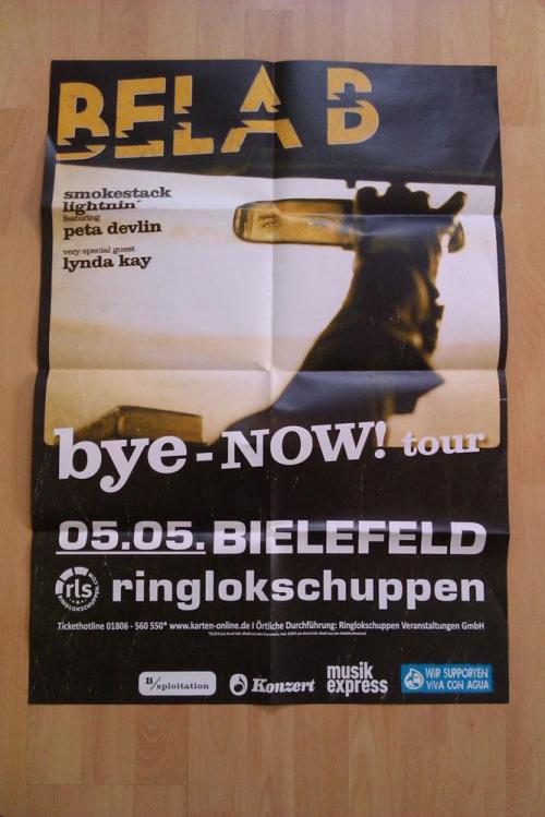 Bela B: Bye-now! Tour: Poster: Bielefeld