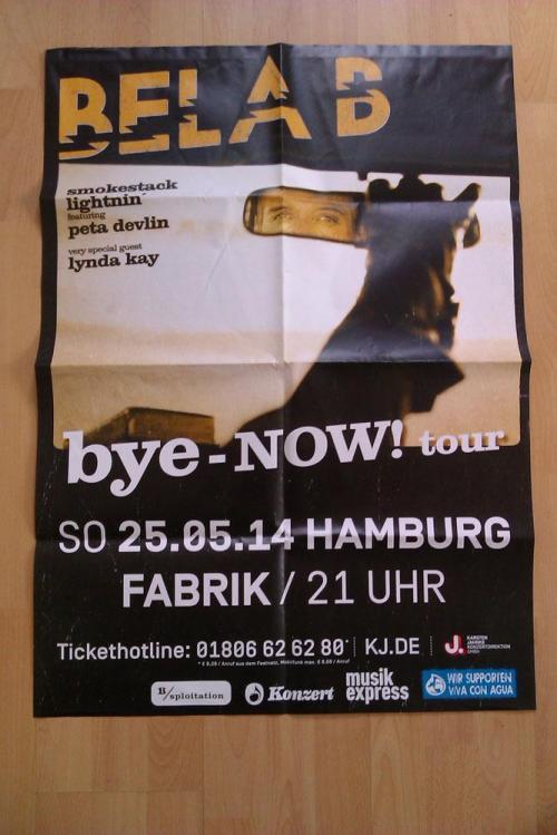 Bela B: Bye-now! Tour: Poster: Hamburg