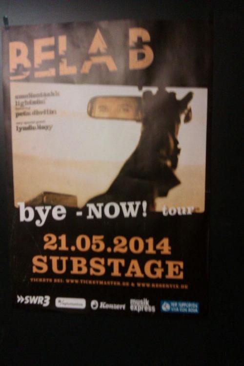 Bela B: Bye-now! Tour: Poster: Karlsruhe