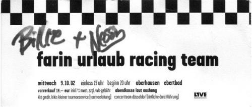 FURT: Clubtour: Ticket: Oberhausen