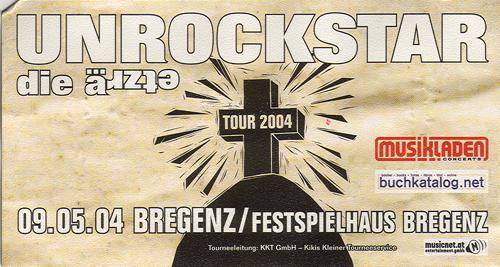 Unrockstar: Ticket: Bregenz
