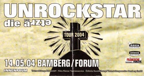 Unrockstar: Ticket: Bamberg