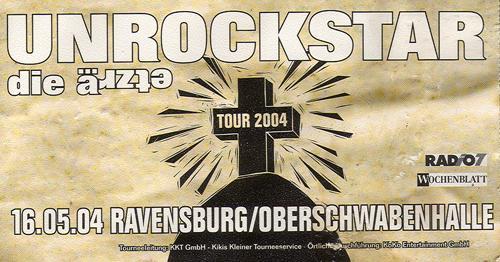 Unrockstar: Ticket: Ravensburg