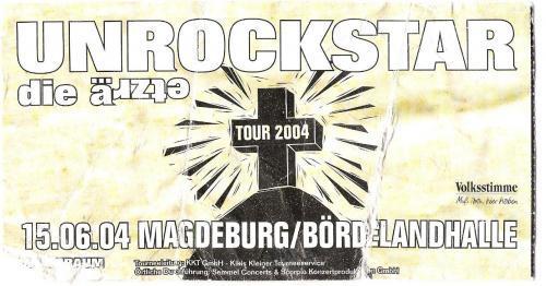 Unrockstar: Ticket: Magdeburg