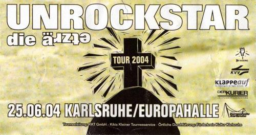 Unrockstar: Ticket: Karlsruhe