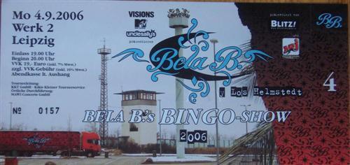 Bela B: Bela B.s Bingo-Show: Ticket: Leipzig