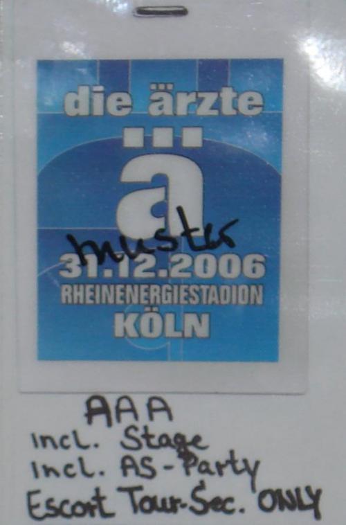 Einzelgigs: Pass (blau): Köln (AAA)