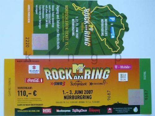 Festivals: Ticket: Rock am Ring (inkl. Nordschleifen-Ticket)