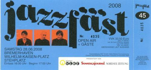 Jazzfäst: Ticket: Bremerhaven