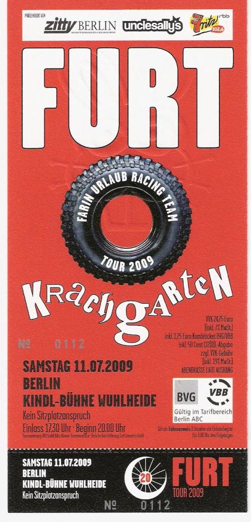 FURT: Krachgarten: Ticket: Berlin
