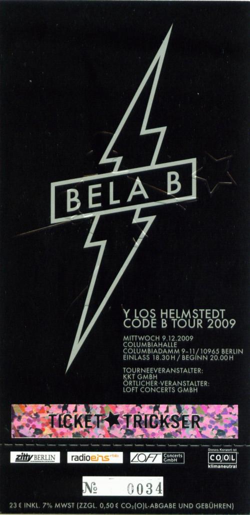 Bela B: Code B: Ticket: Berlin