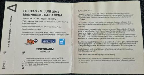 Das ENDE ist noch nicht vorbei: Ticket: Mannheim (back)