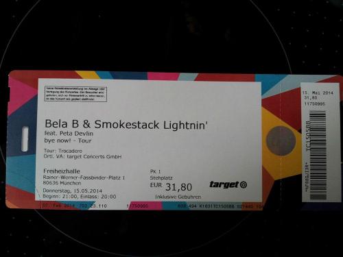Bela B: Bye-now! Tour: Ticket: München