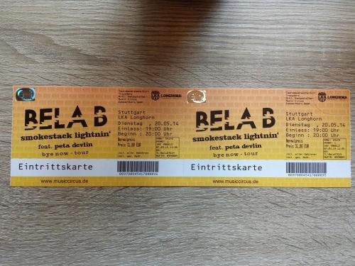 Bela B: Bye-now! Tour: Ticket: Stuttgart