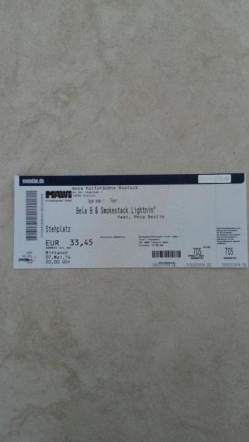 Bela B: Bye-now! Tour: Ticket: Rostock