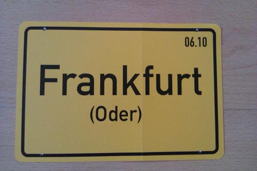 FURT: FURTOUR: Ticket: Frankfurt Oder (front)