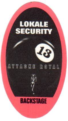 Attacke Royal: Pass: Backstage