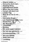 Originalsetlist: Karlsruhe