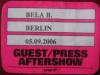 Pass: Berlin, Columbiahalle